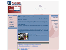 Tablet Screenshot of nationalautoacceptance.com